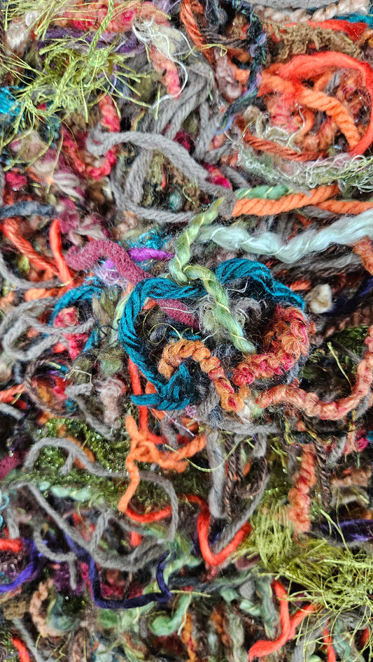 JOAN OF ARC - hand-cut vintage novelty yarns for fiber blending - 2 oz | 57 g