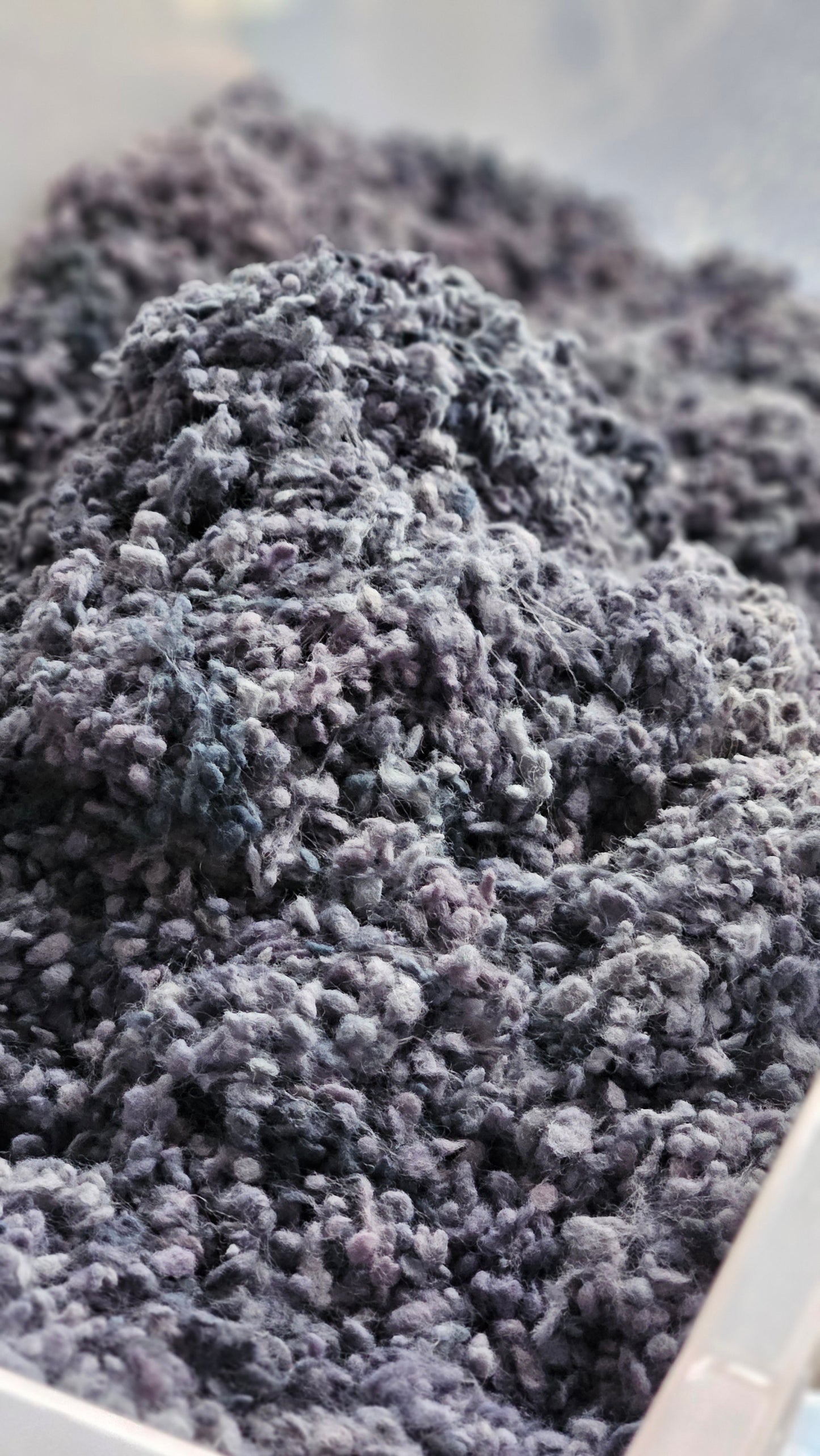 CONCORD - rare hand-dyed cotton nepps for fiber blending, felting, and papermaking - 1 oz | 28 g