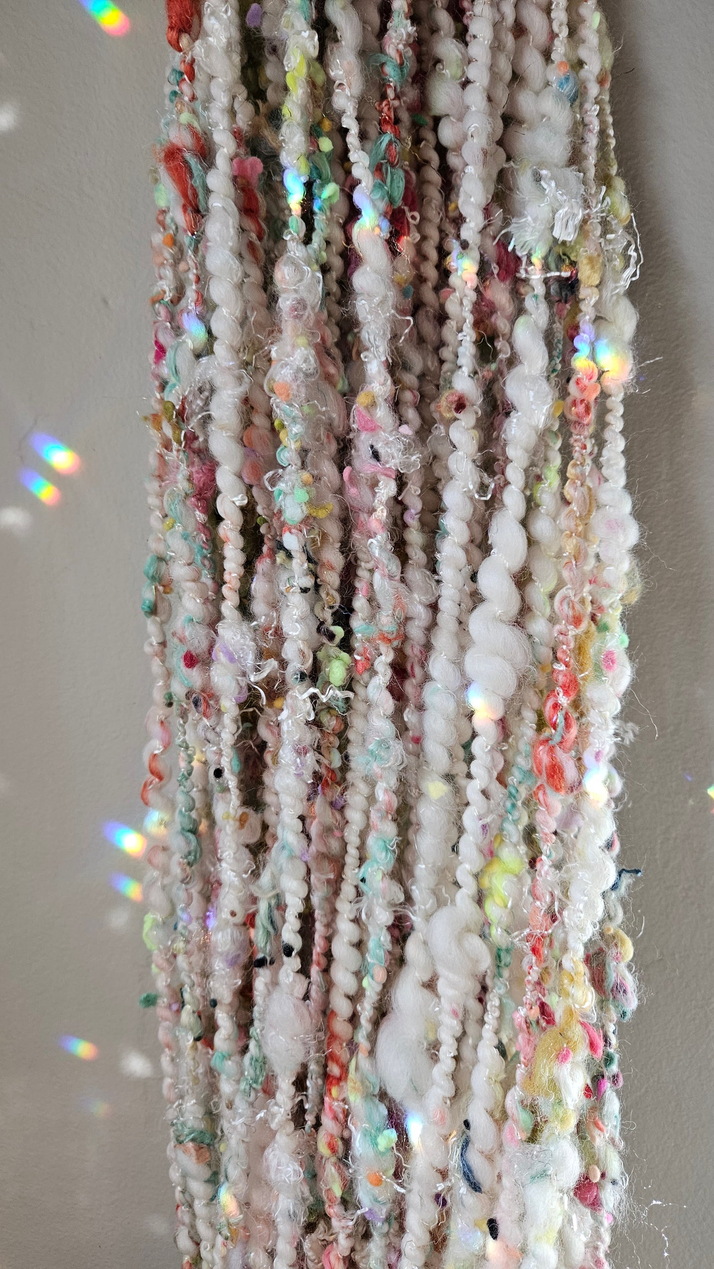 TURKISH DELIGHT - faux silk limited edition hand-dyed fiber art texture for blending, felting, and papermaking - 2 oz | 57 g