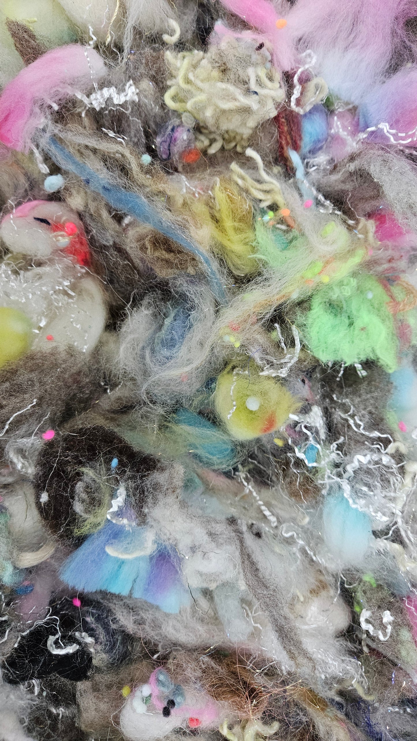 AVONLEA - heritage wool limited edition hand-dyed fiber art texture for blending, felting, and papermaking - 2 oz | 57 g