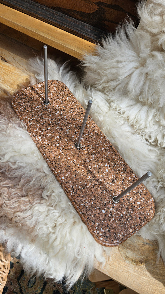 LAZY KATE - triple bobbin kate handmade from recycled Corian