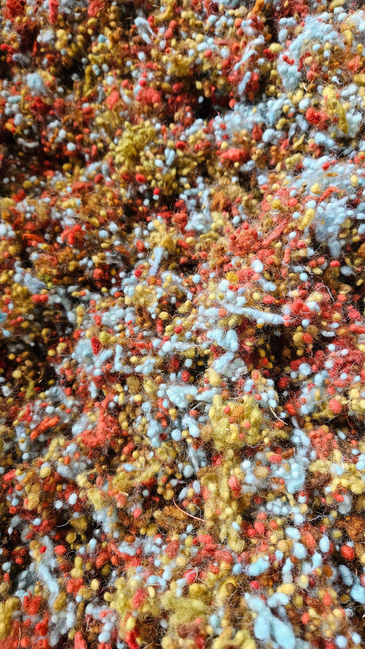 THERMOPYLAE - hand-dyed fine wool nepps for fiber blending and felting - 1 oz | 28 g