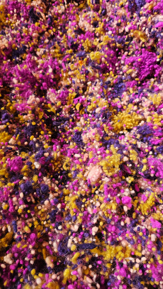 CONSTANTINOPLE - hand-dyed fine wool nepps for fiber blending and felting - 1 oz | 28 g