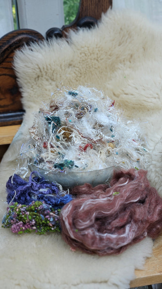 THE SHRINE - limited edition Waterhouse inspired luxury fiber artist kit for fiber blending and felting - 2.5 oz | 71 g