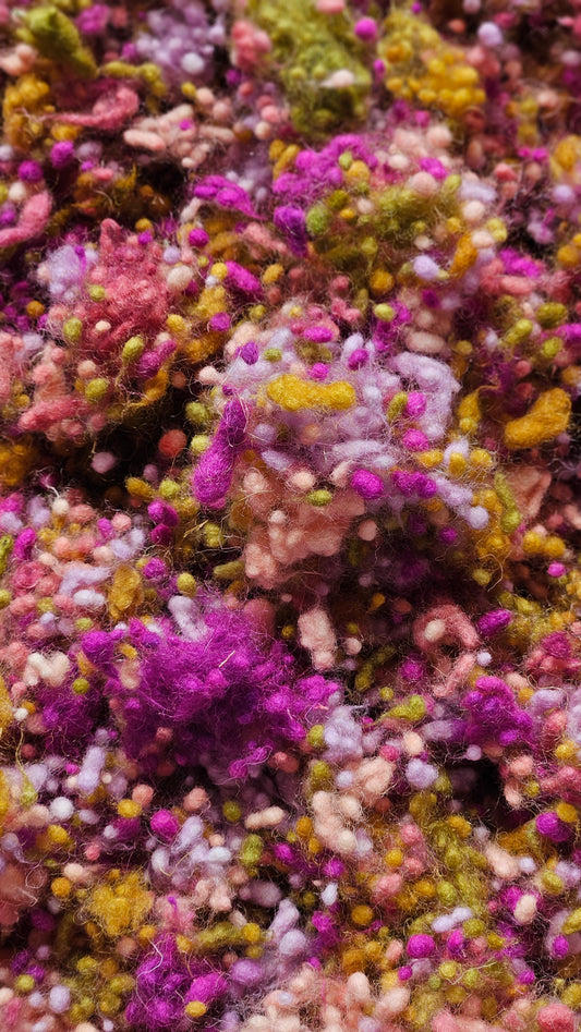 CAPPADOCIA - hand-dyed fine wool nepps for fiber blending and felting - 1 oz | 28 g