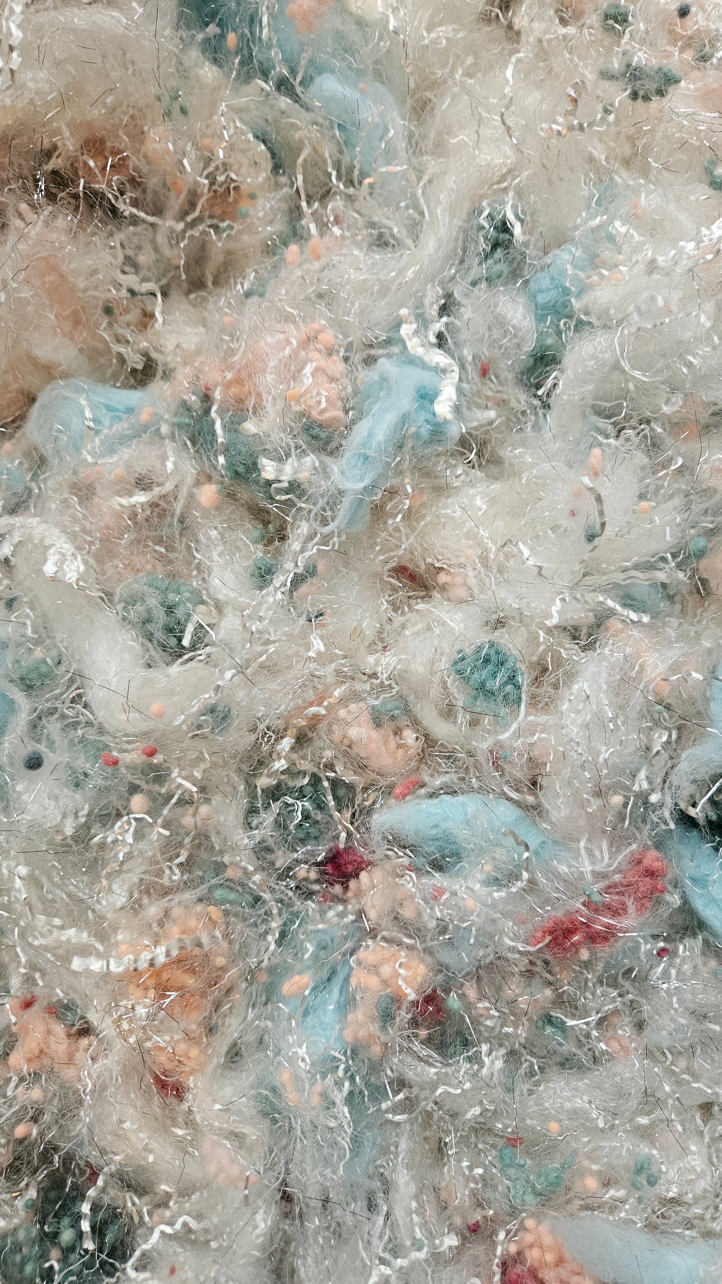 MADAME HENRIOT - faux silk limited edition Renoir Impressionist inspired fiber art texture for blending, felting, and papermaking - 2 oz | 57 g