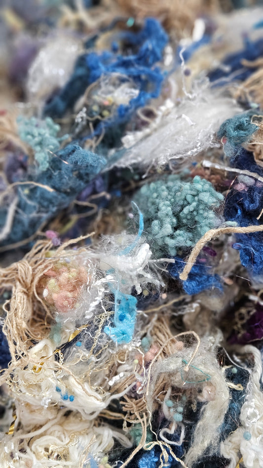 IRIS - limited edition Mucha Art Nouveau inspired luxury fiber artist kit for fiber blending and felting - 2.5 oz | 71 g