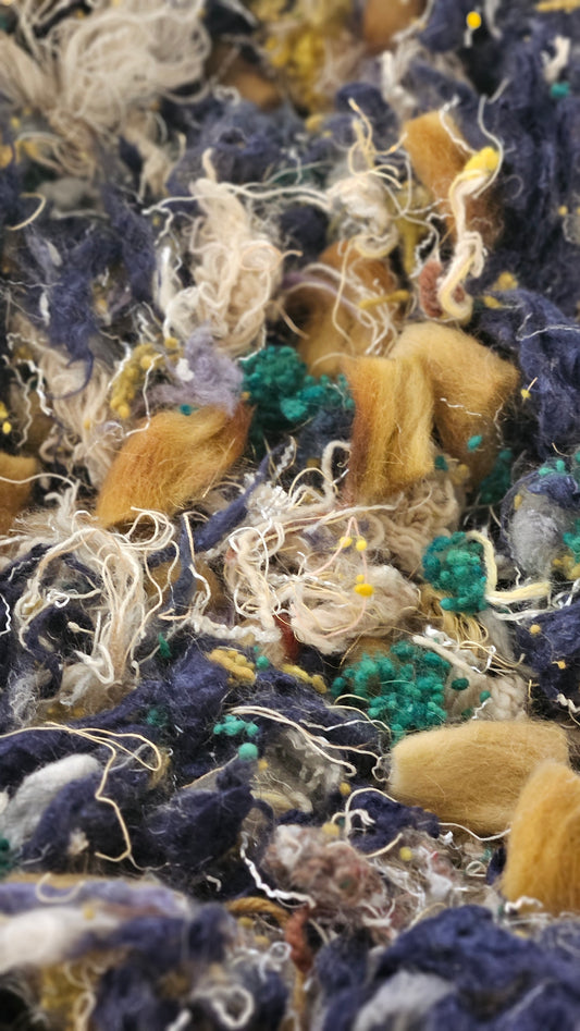 BY THE SEASHORE - limited edition Renoir Impressionist inspired luxury fiber artist kit for fiber blending and felting - 2.5 oz | 71 g