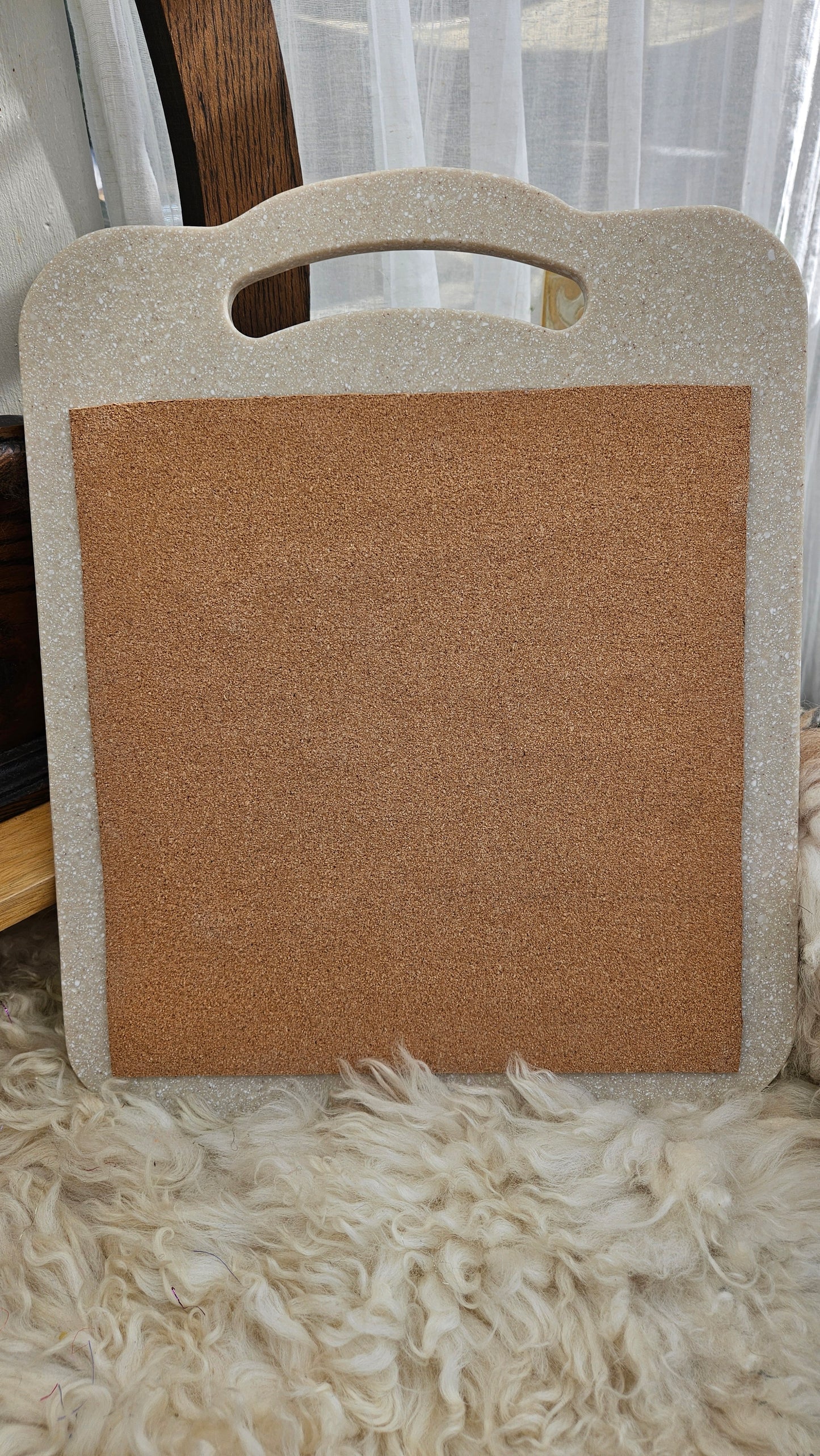 BLENDING BOARD - handcrafted Corian 72 TPI 12x12 blending board for blending fibers into batts and rolags - X-Large | 12CRM