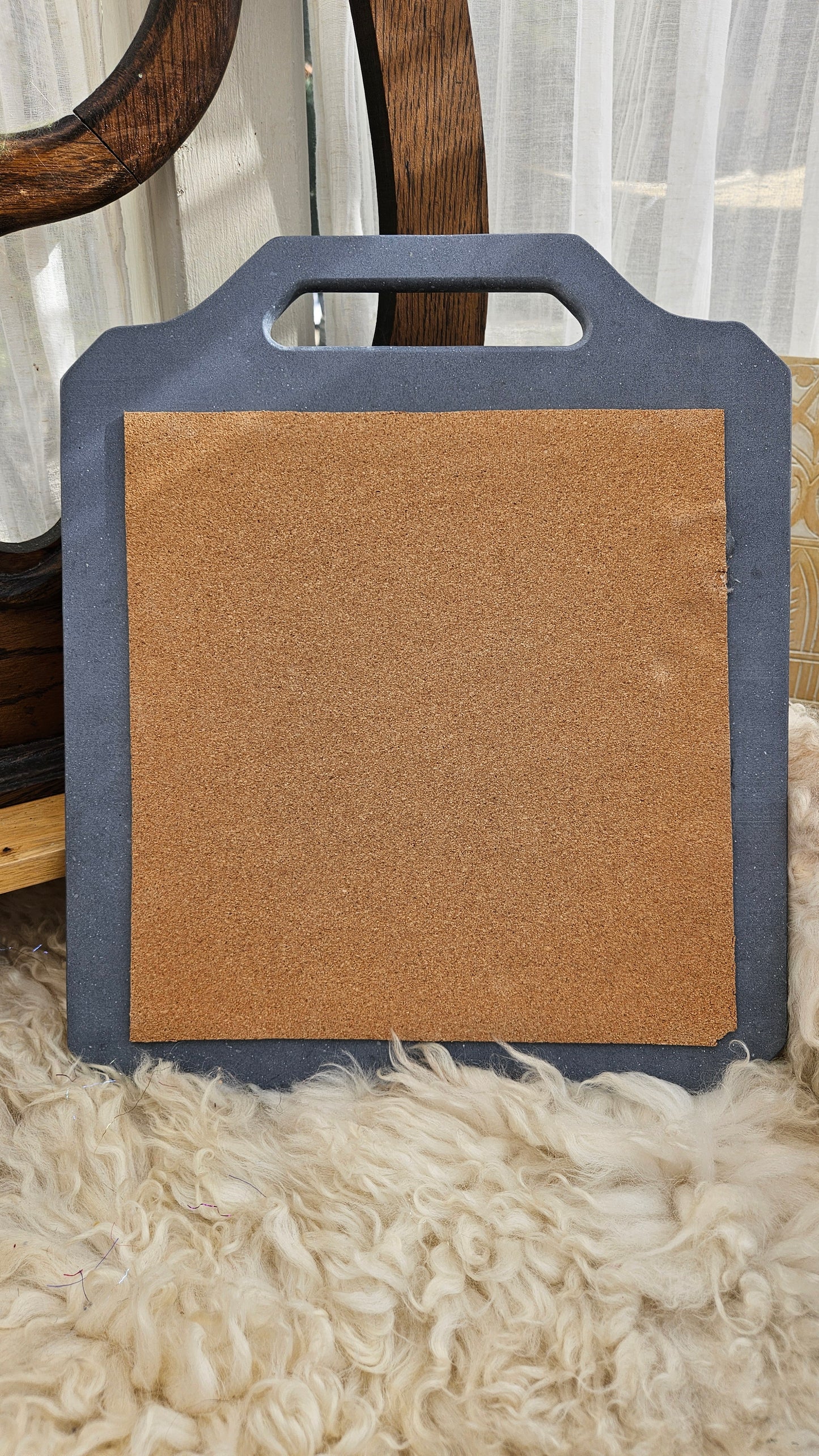 BLENDING BOARD - handcrafted Corian 72 TPI 12x12 blending board for blending fibers into batts and rolags - X-Large | 12NVY