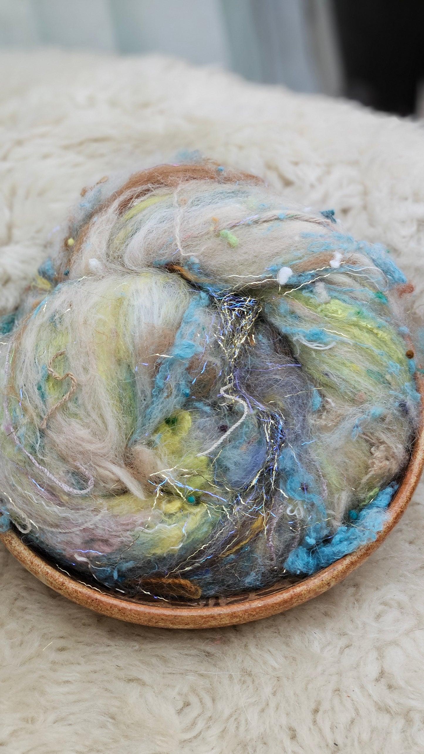 Luxe Layered Textured Art Batt - 005 - 2 ounces | 57 grams