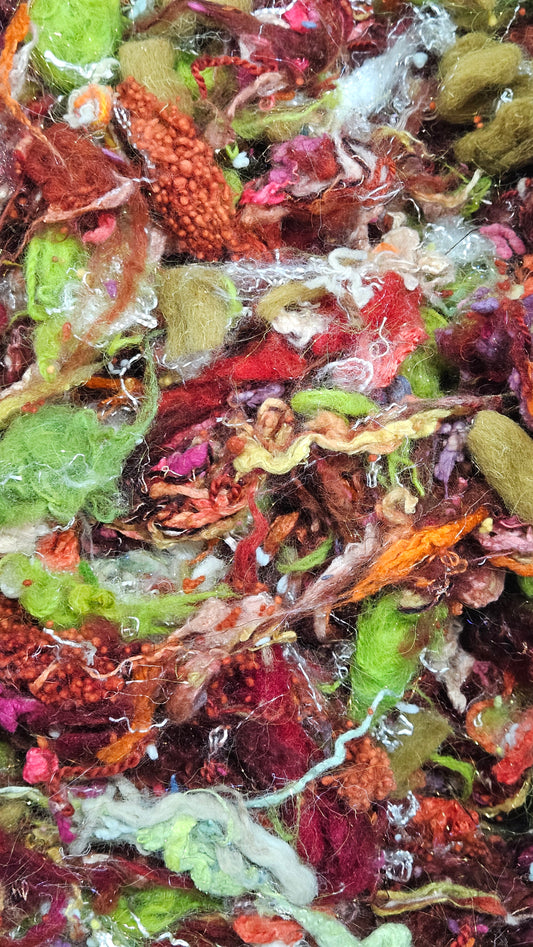 THE PIANO LESSON - limited edition Matisse inspired alpaca bamboo texture mix for fiber blending and felting - 3 oz | 85 g