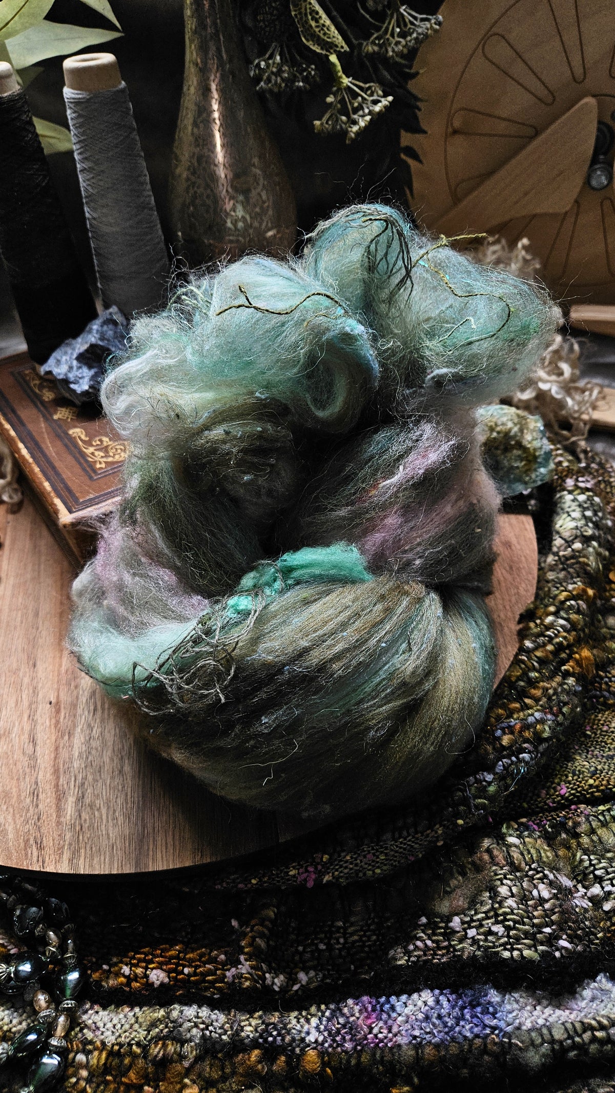 Shaniko Wool Silk Flax Neauveau Art Batt 2005 - 5.0 oz | 142 g (Copy)