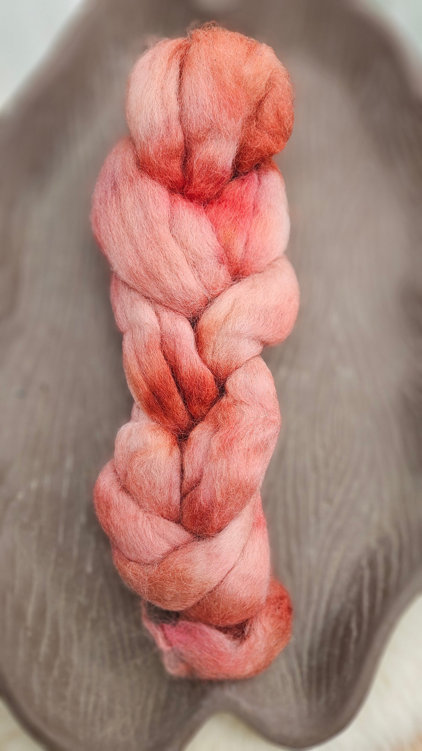 Hand-dyed Luxe Longwool Roving for felting and spinning - 2.4 oz | RD04