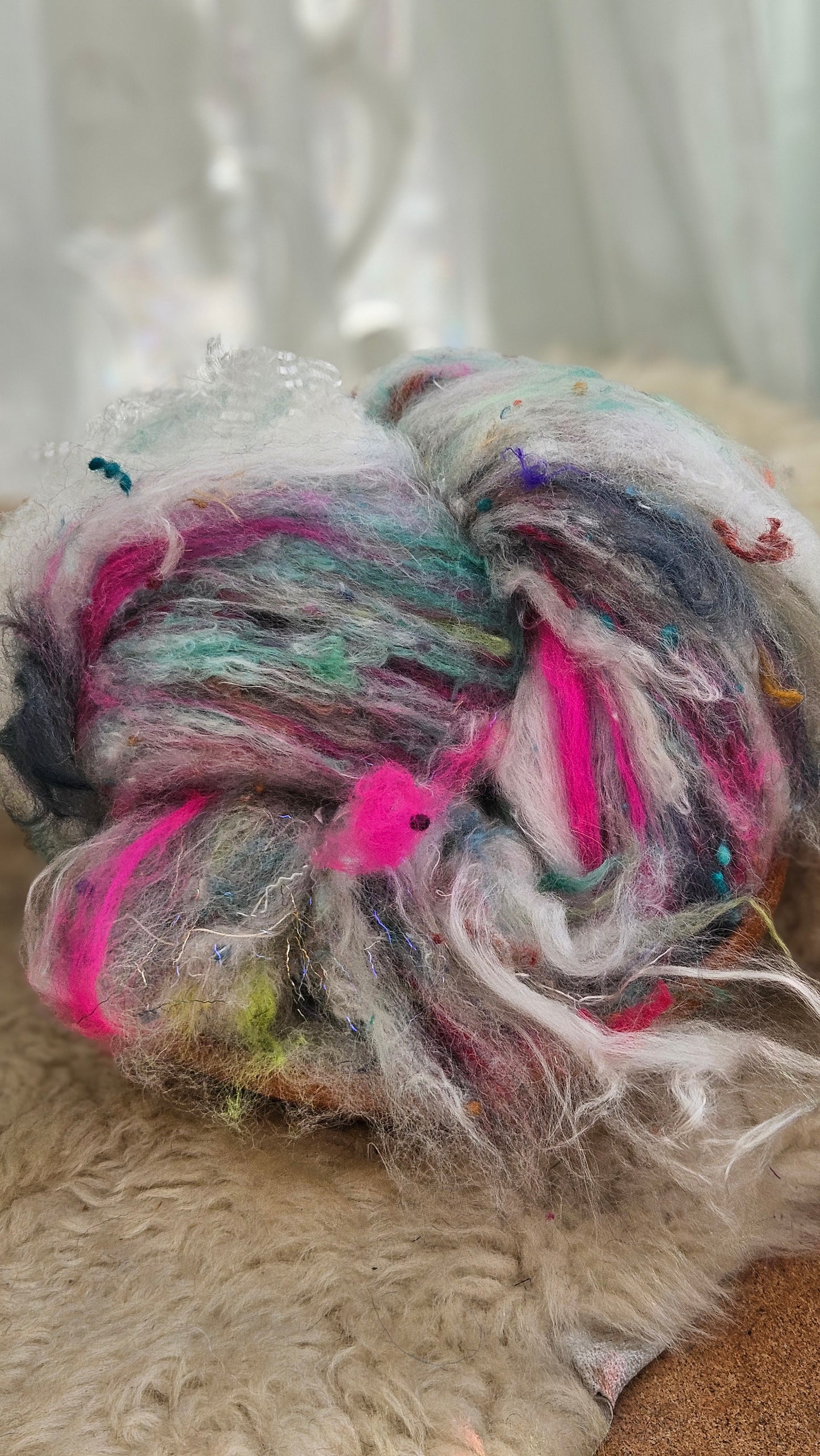 Luxe Layered Textured XL Art Batt - 263 - 3.5 ounces | 99 grams