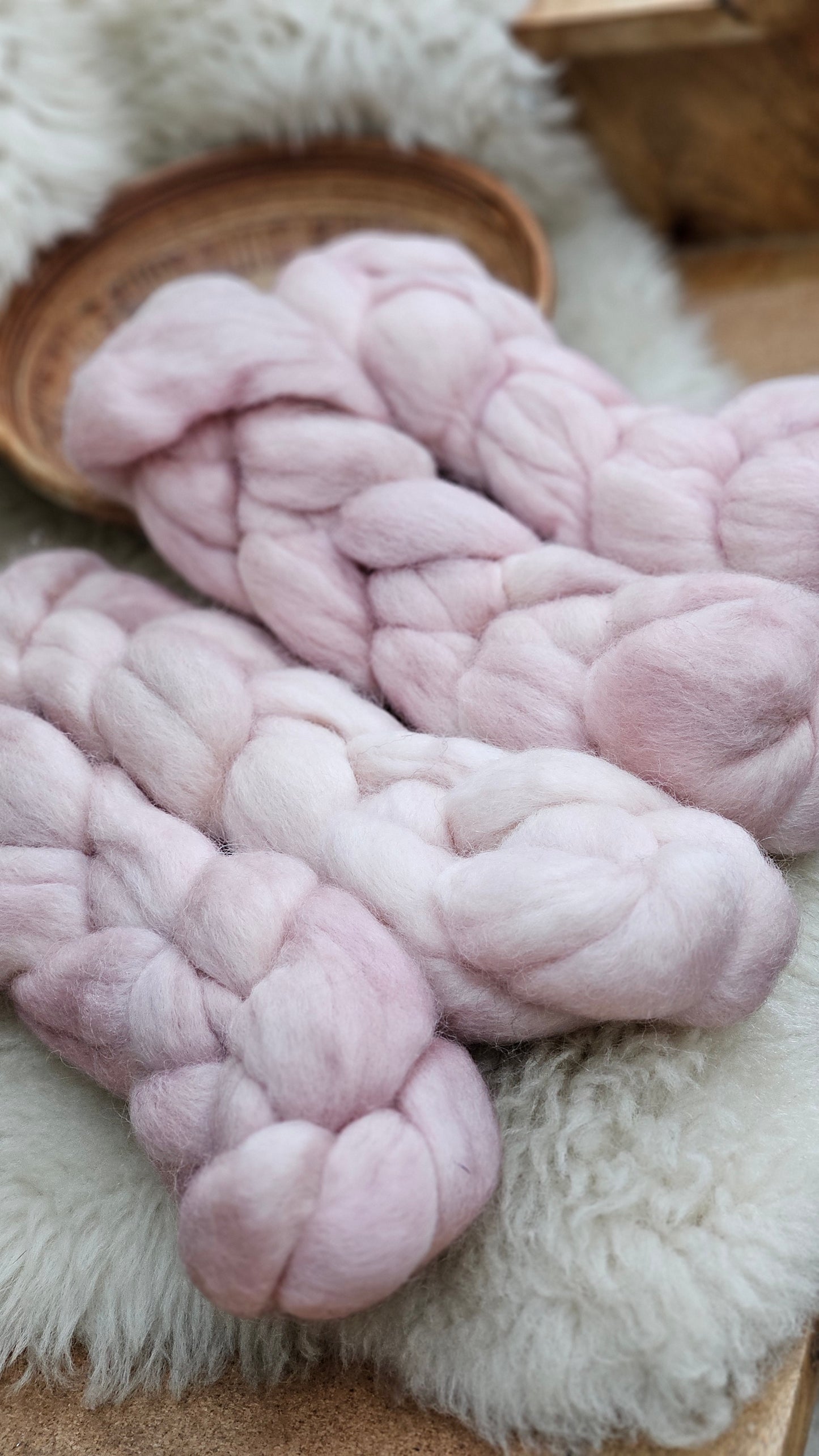 Hand-dyed Luxe Longwool Roving for felting and spinning - 2.8 oz | PK06