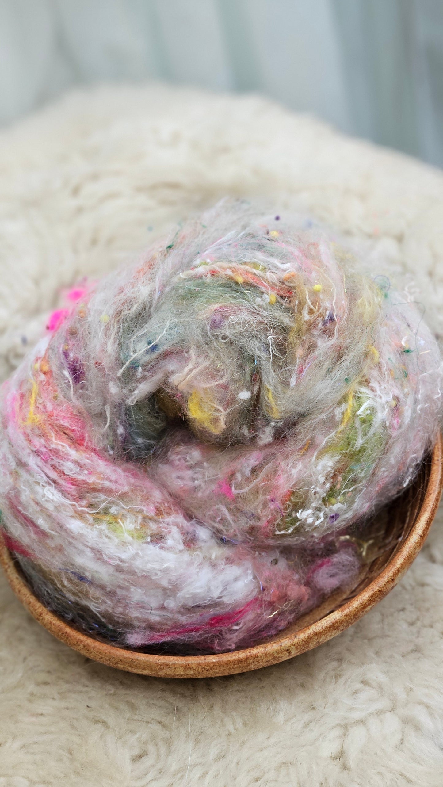Luxe Layered Textured Art Batt - 021 - 2 ounces | 57 grams