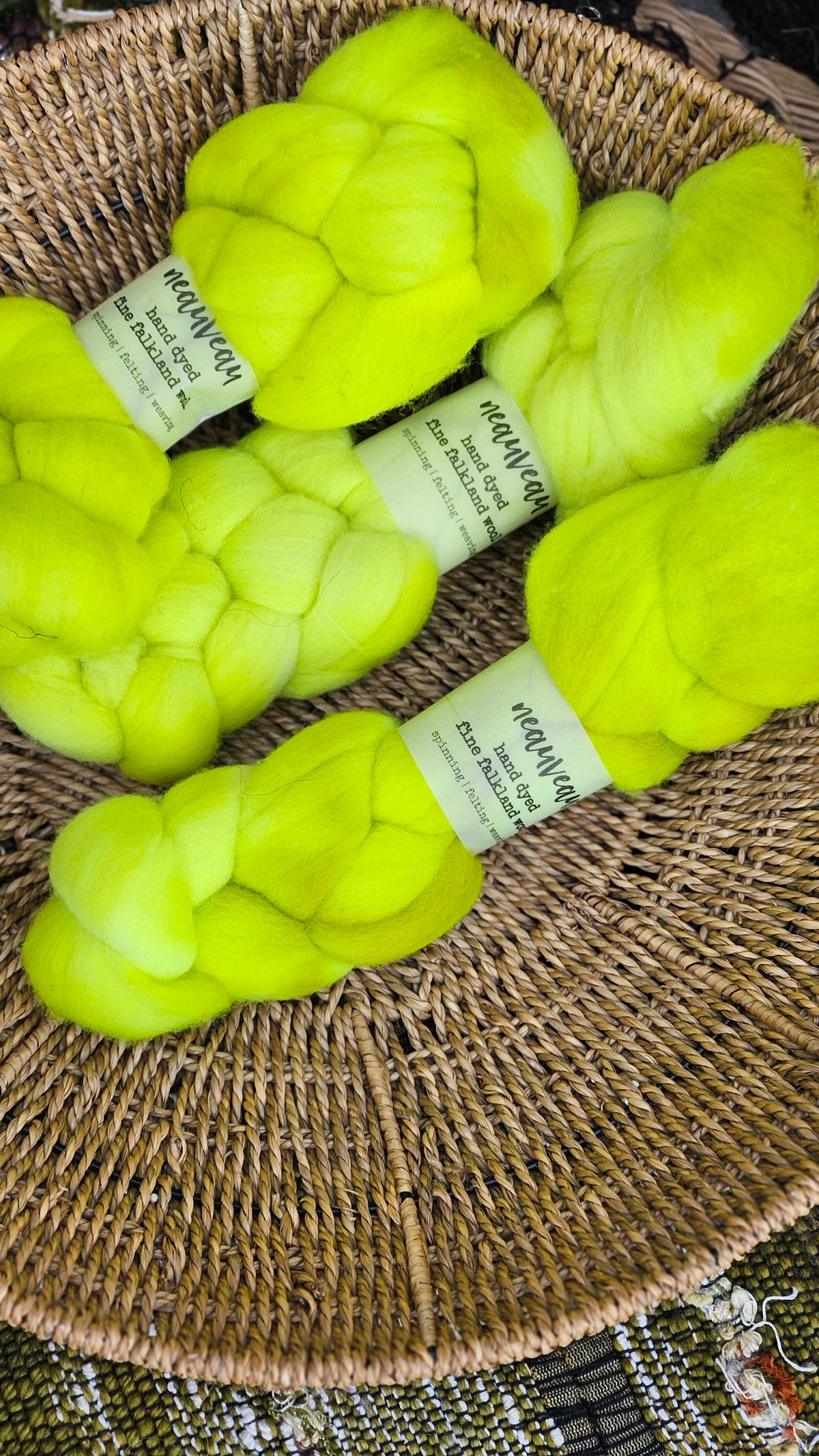 Denali - hand dyed fine wool roving for felting and blending - 2 ounces | 57 grams