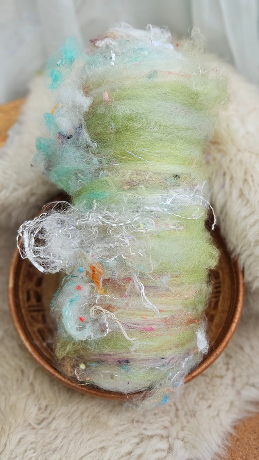 Luxe Layered Textured XL Art Batt - 243 - 3.5 ounces | 99 grams