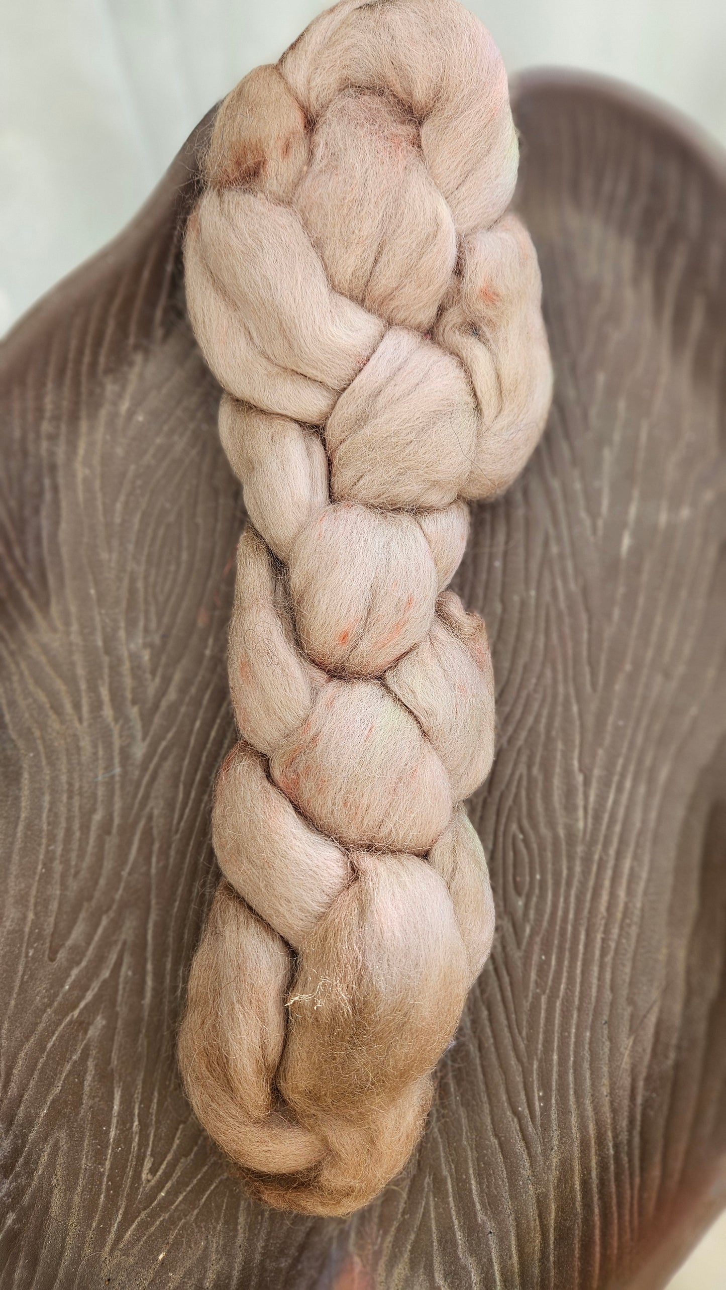 Hand-dyed Luxe Longwool Roving for felting and spinning - 2.9 oz | NU05