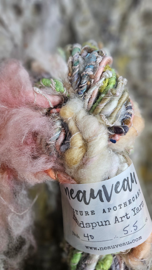 Handspun Bulky Art Yarn - Garden Party 02