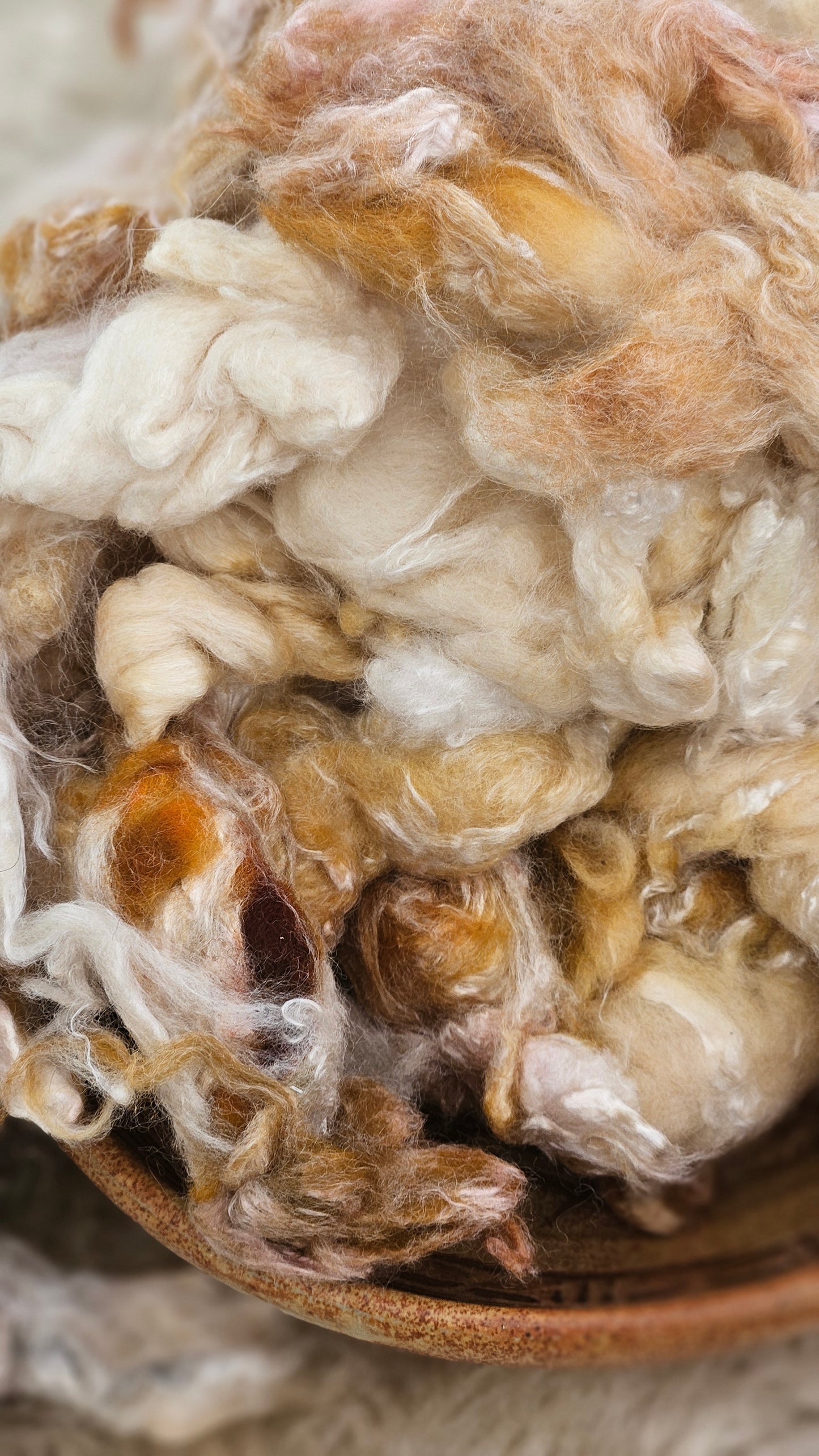 BANANA CREAM - hand-dyed extra fine wool and silky bamboo dense cloud recycled mill ends - 5 oz | 142 g