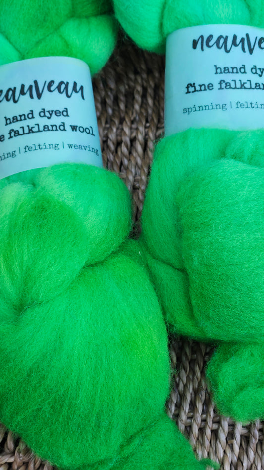 Kobuk - hand dyed fine wool roving for felting and blending - 2 ounces | 57 grams