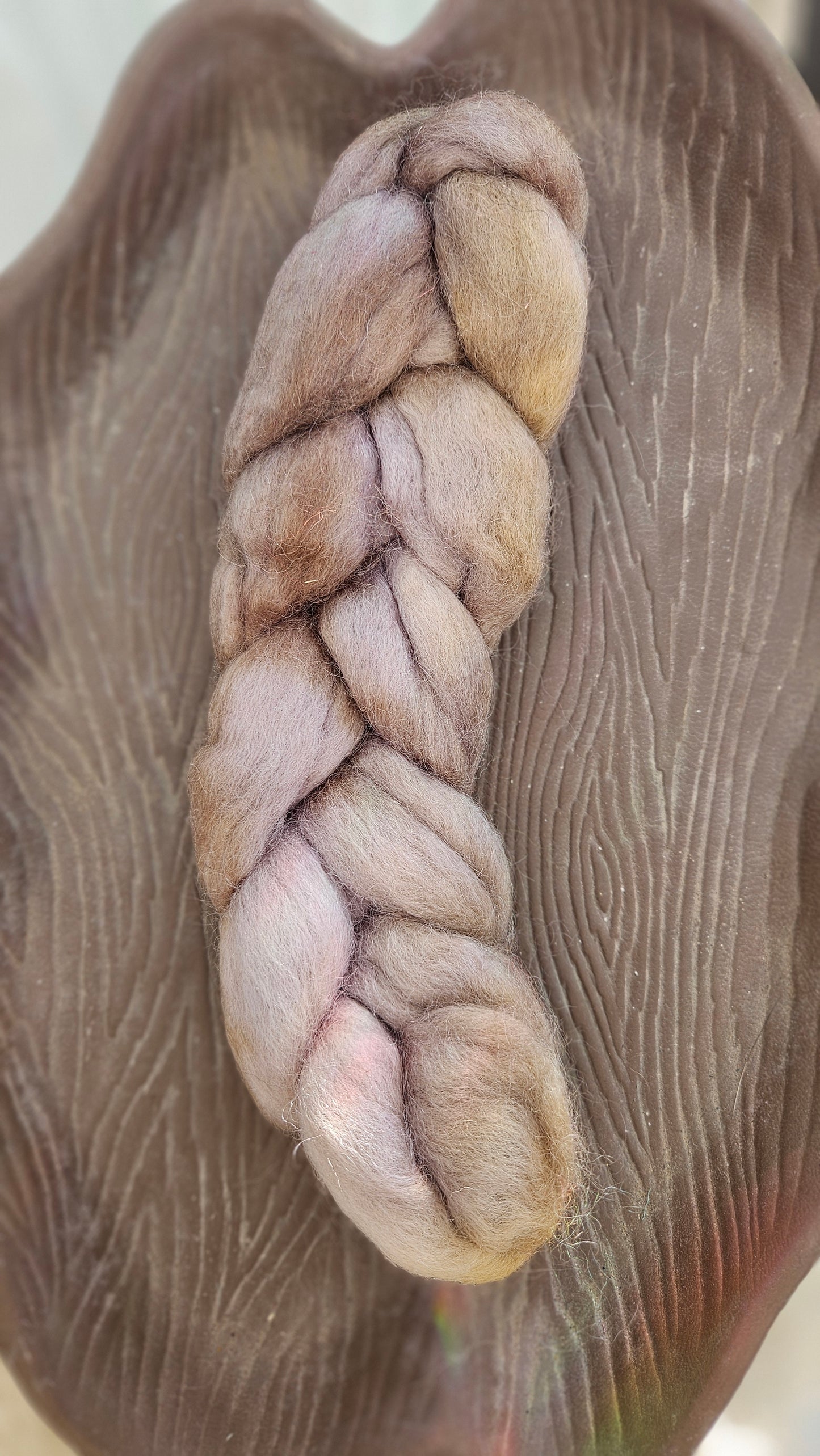 Hand-dyed Luxe Longwool Roving for felting and spinning - 2.8 oz | NU14