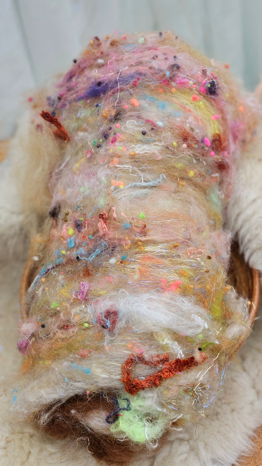 Luxe Layered Textured XL Art Batt - 205 - 3.3 ounces | 94 grams