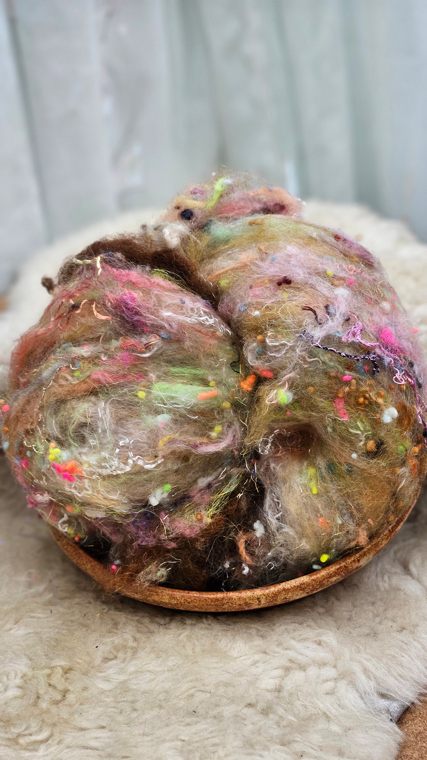 Luxe Layered Textured XL Art Batt - 205 - 3.3 ounces | 94 grams