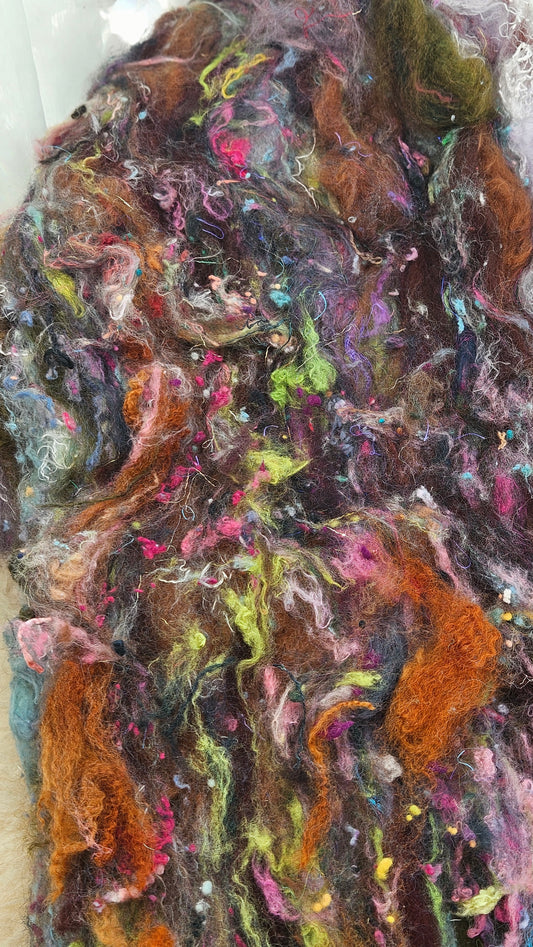 Luxe Layered Textured XL Art Batt - 256 - 4.0 ounces | 114 grams