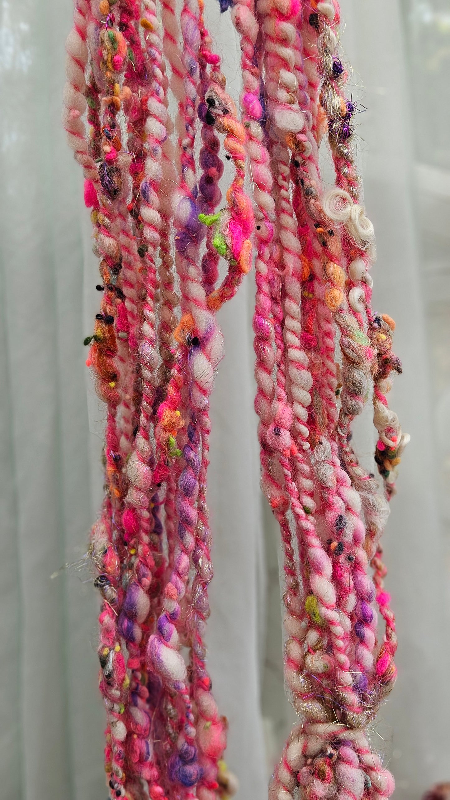 ANTHEA - Bulky Handspun Art Yarn XL Skein - 24 yards | 3.0 ounces | 85 grams