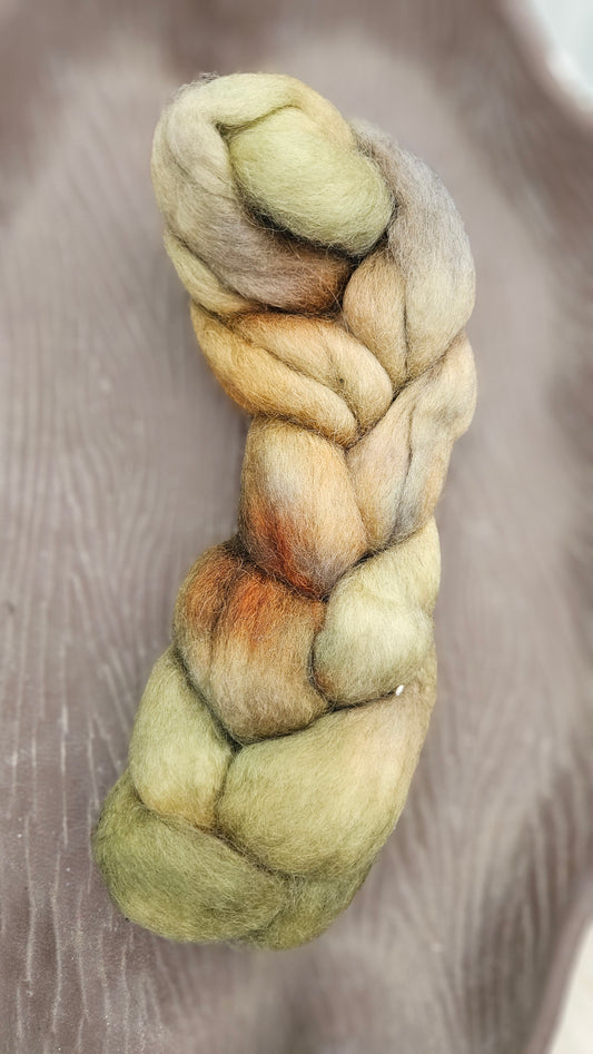 Hand-dyed Luxe Longwool Roving for felting and spinning - 2.7 oz | GR05