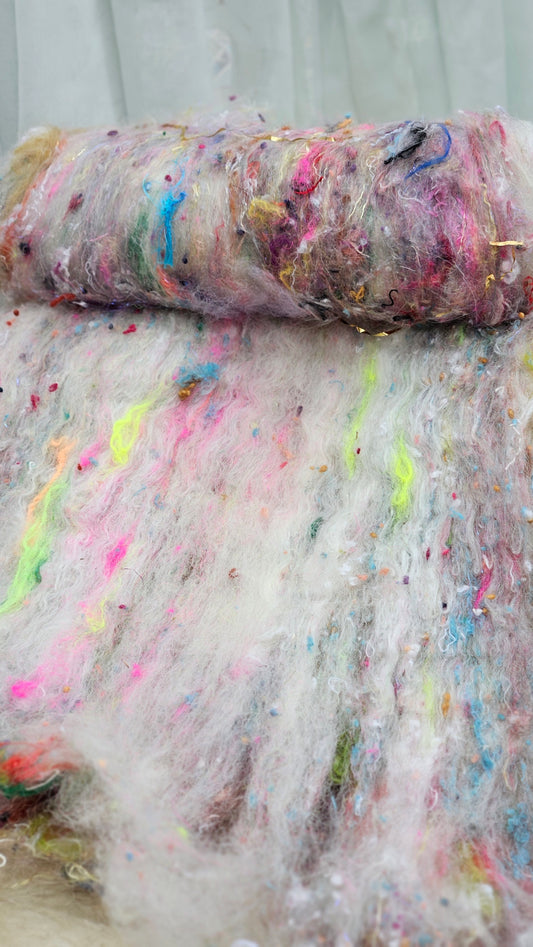 Luxe Layered Textured XL Art Batt - 204 - 3.7 ounces | 105 grams