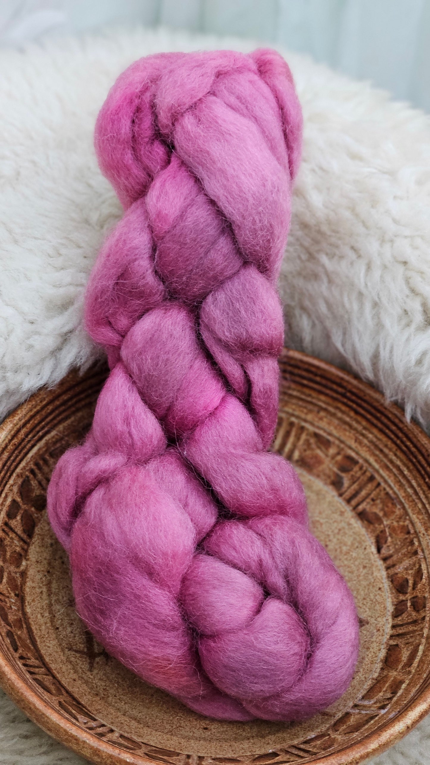 Hand-dyed Luxe Longwool Roving for felting and spinning - 2.6 oz | PK04
