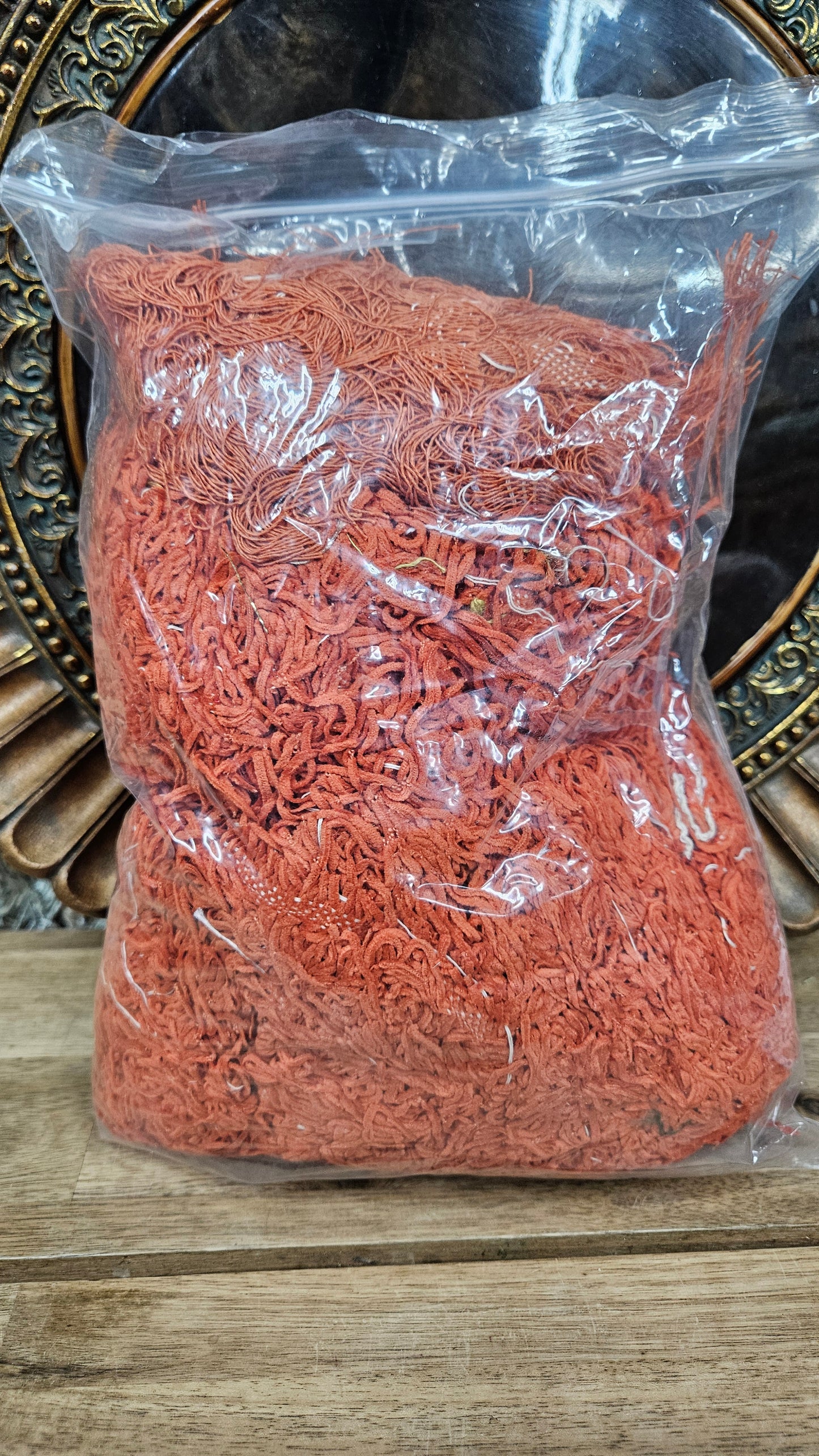 GRAND CANYON - shaggy fringe ribbon for tapestry weaving and fiber art - CITRINE06 (.9 lb)