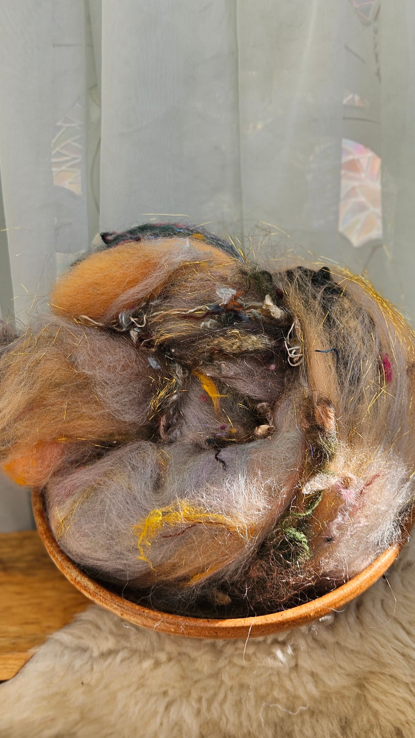 Luxe Layered Textured XL Art Batt - 234 - 3.2 ounces | 91 grams