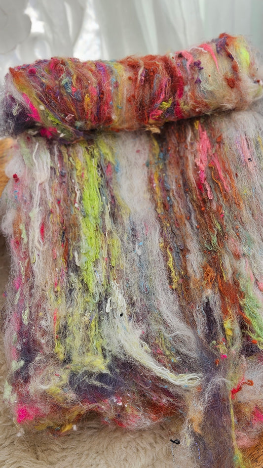 Luxe Layered Textured XL Art Batt - 250 - 3.6 ounces | 102 grams