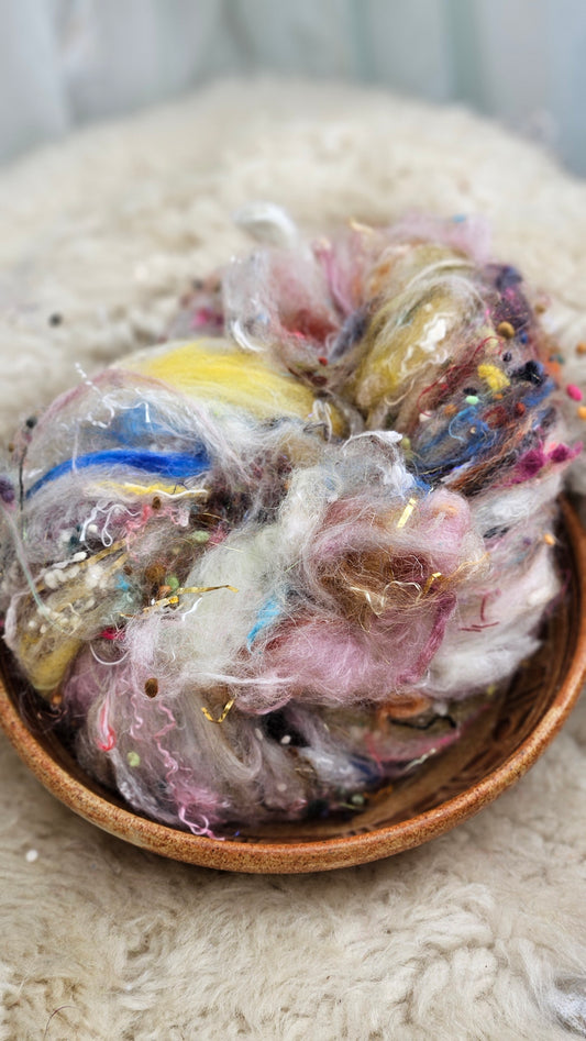 Luxe Layered Textured XL Art Batt - 224 - 3.5 ounces | 99 grams