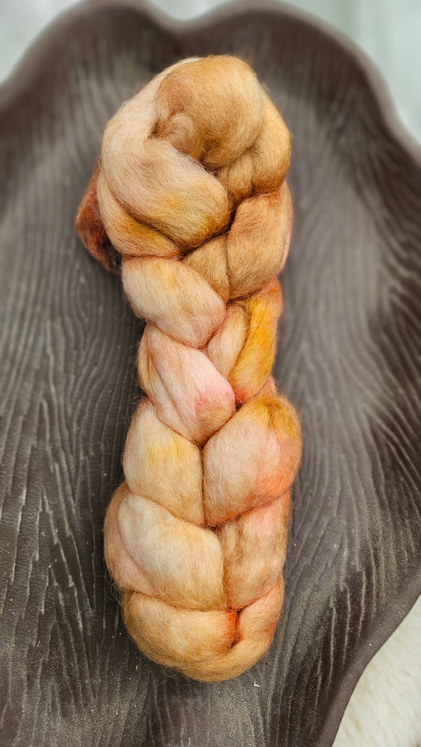 Hand-dyed Luxe Longwool Roving for felting and spinning - 2.9 oz | OR05