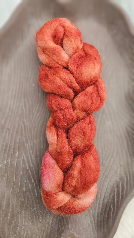 Hand-dyed Luxe Longwool Roving for felting and spinning - 2.6 oz | RD05