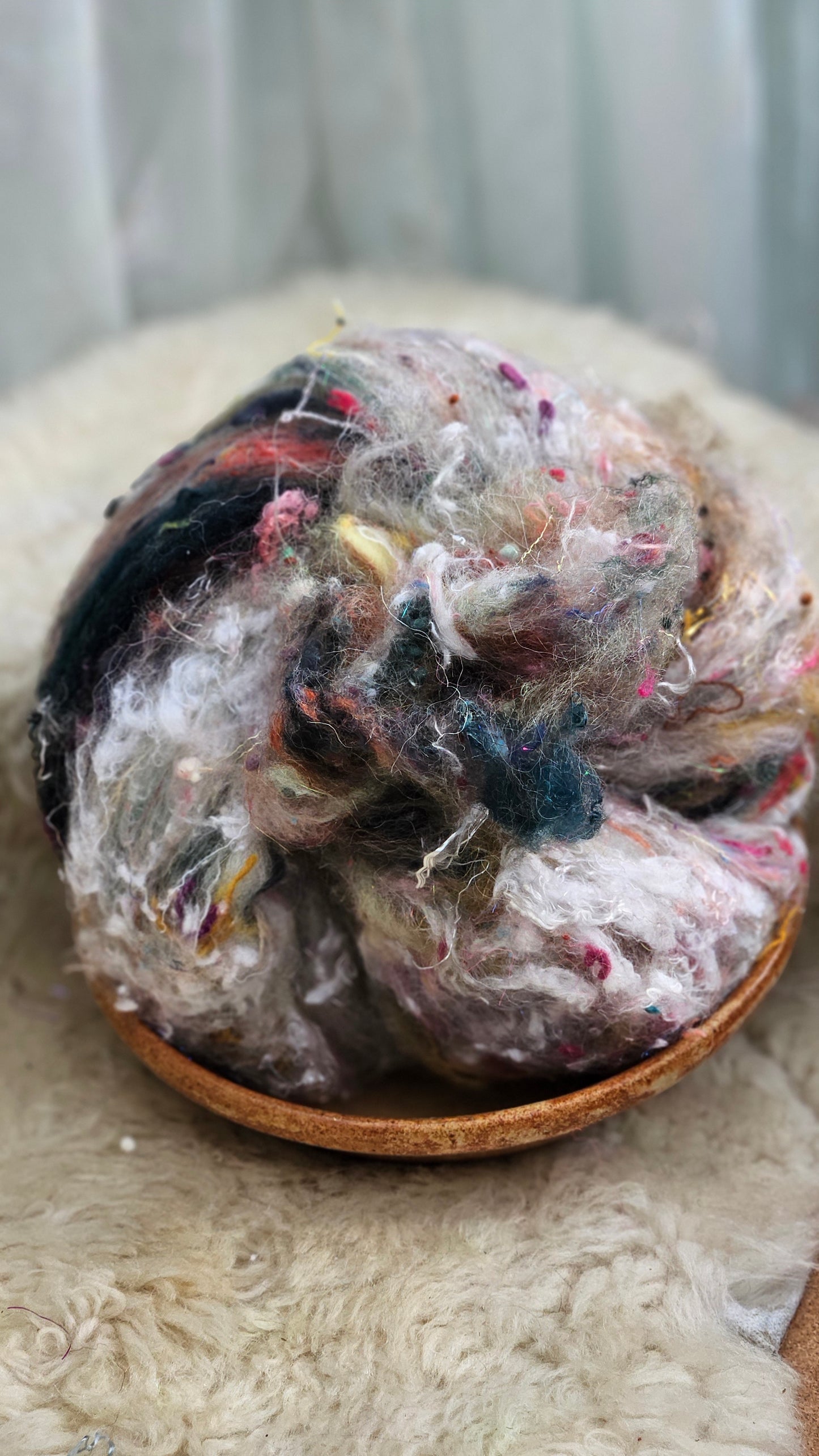 Luxe Layered Textured XL Art Batt - 222 - 3.5 ounces | 99 grams