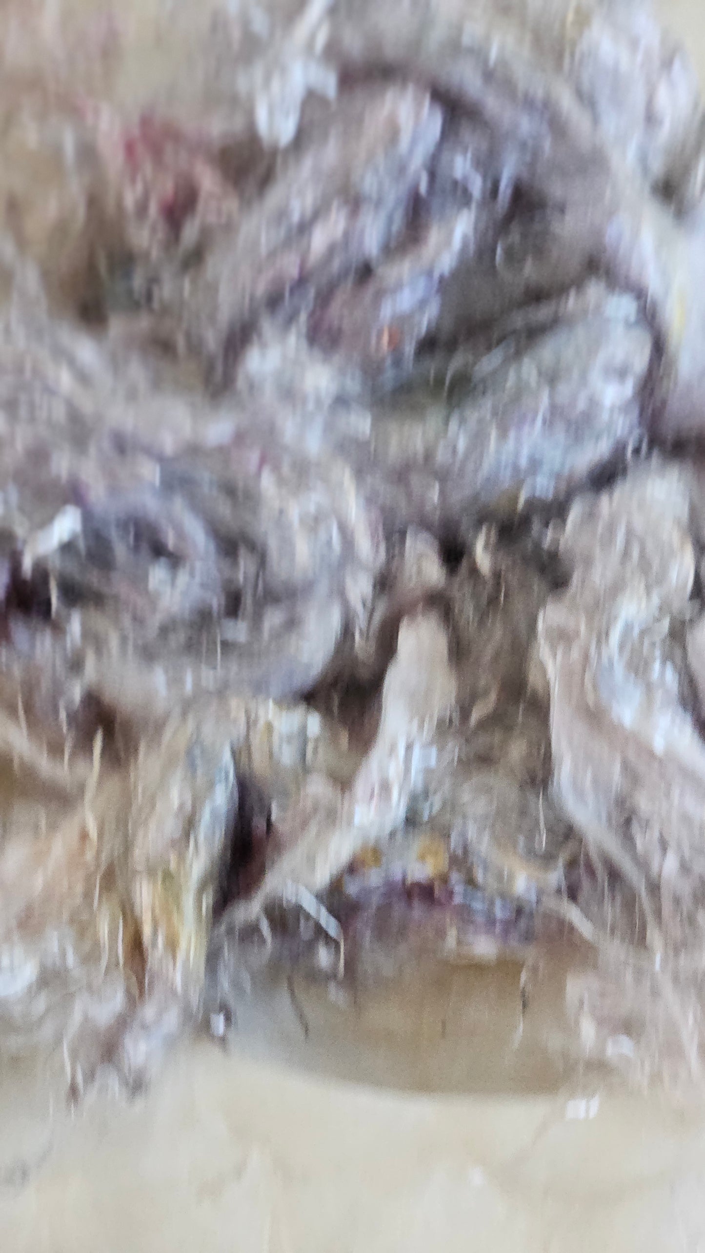 MARBLE - hand-dyed eucalyptus crimp faux-silk for art yarn embellishing, fiber blending, felting, and papermaking - 2 oz | 57 g