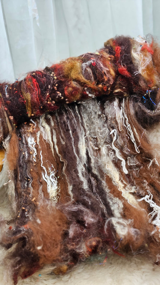 Luxe Layered Textured XL Art Batt - 207 - 3.3 ounces | 94 grams