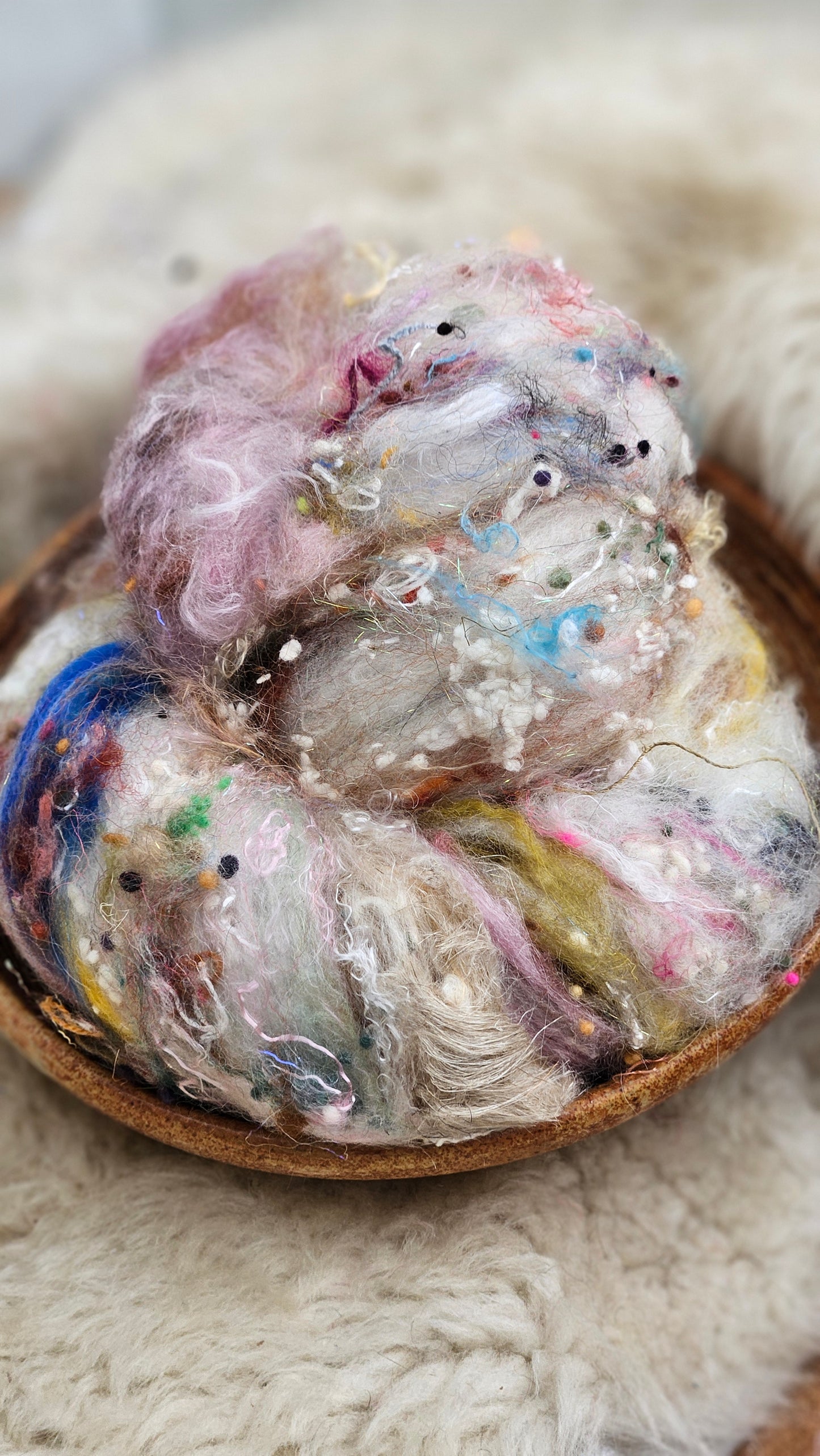 Luxe Layered Textured XL Art Batt - 224 - 3.5 ounces | 99 grams