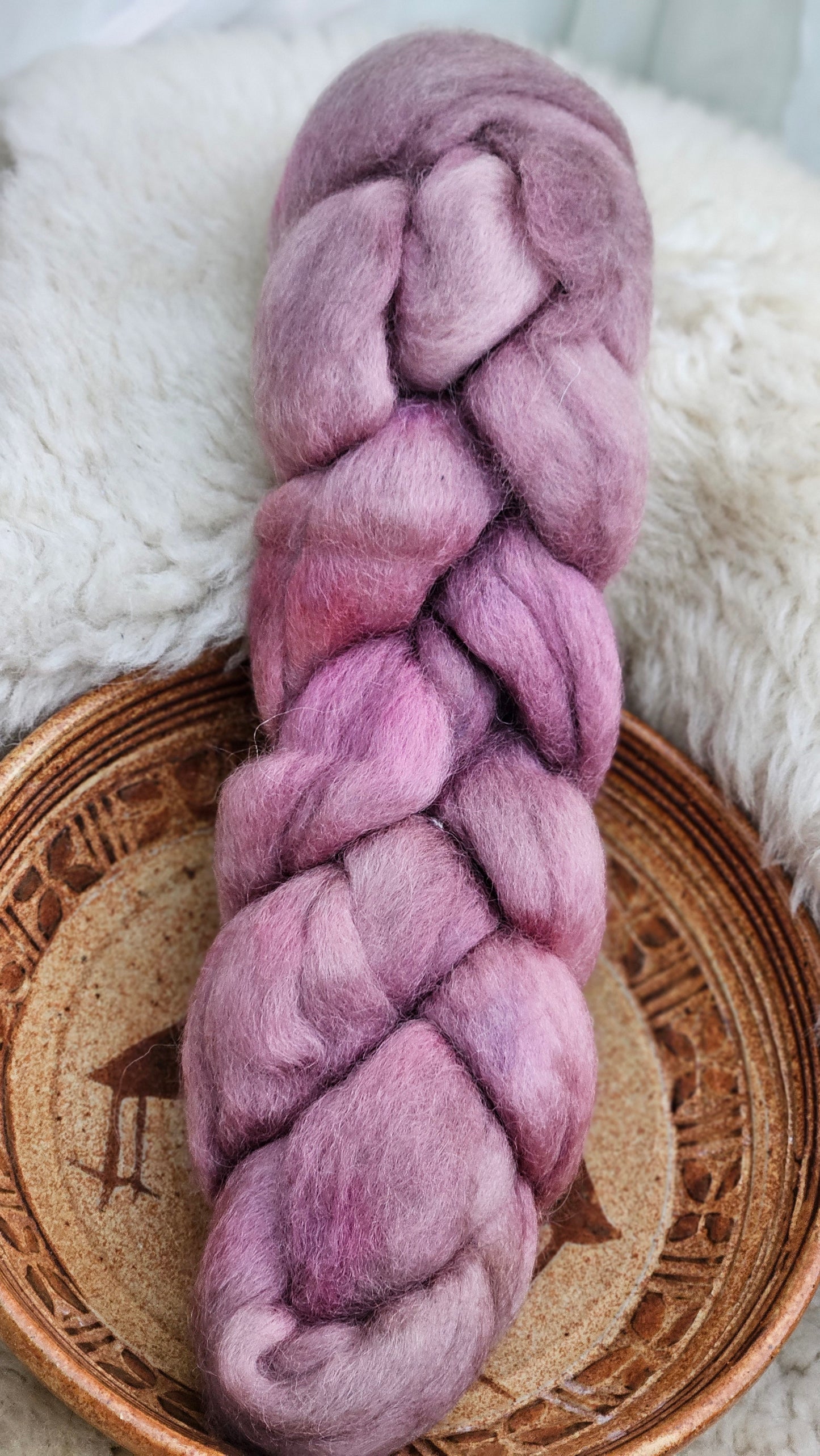 Hand-dyed Luxe Longwool Roving for felting and spinning - 2.8 oz | PP12