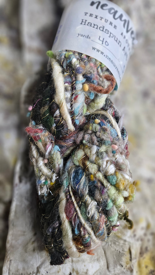 Handspun Bulky Art Yarn - Enchanted Forest Collection 07