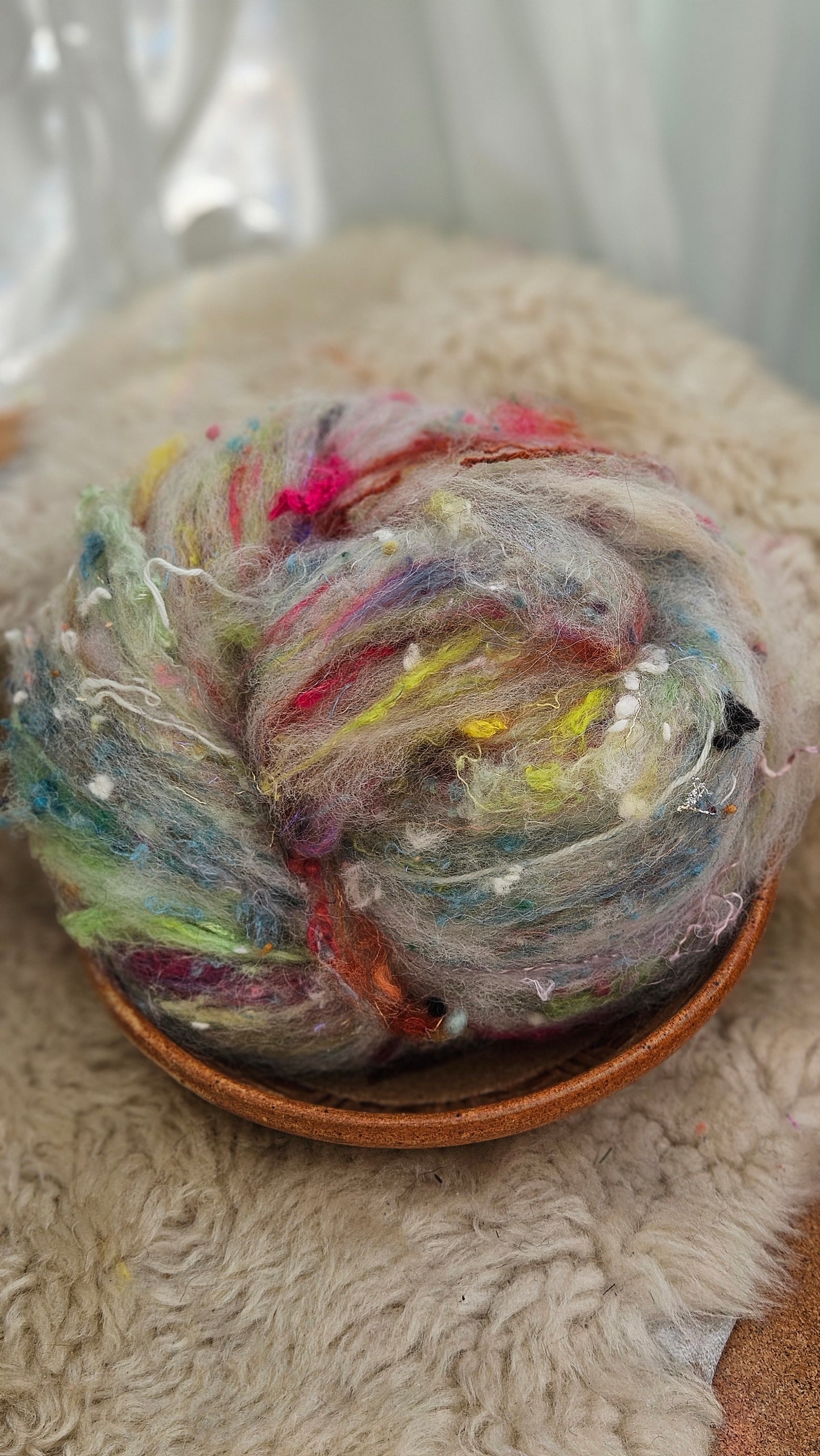 Luxe Layered Textured XL Art Batt - 259 - 2.9 ounces | 82 grams