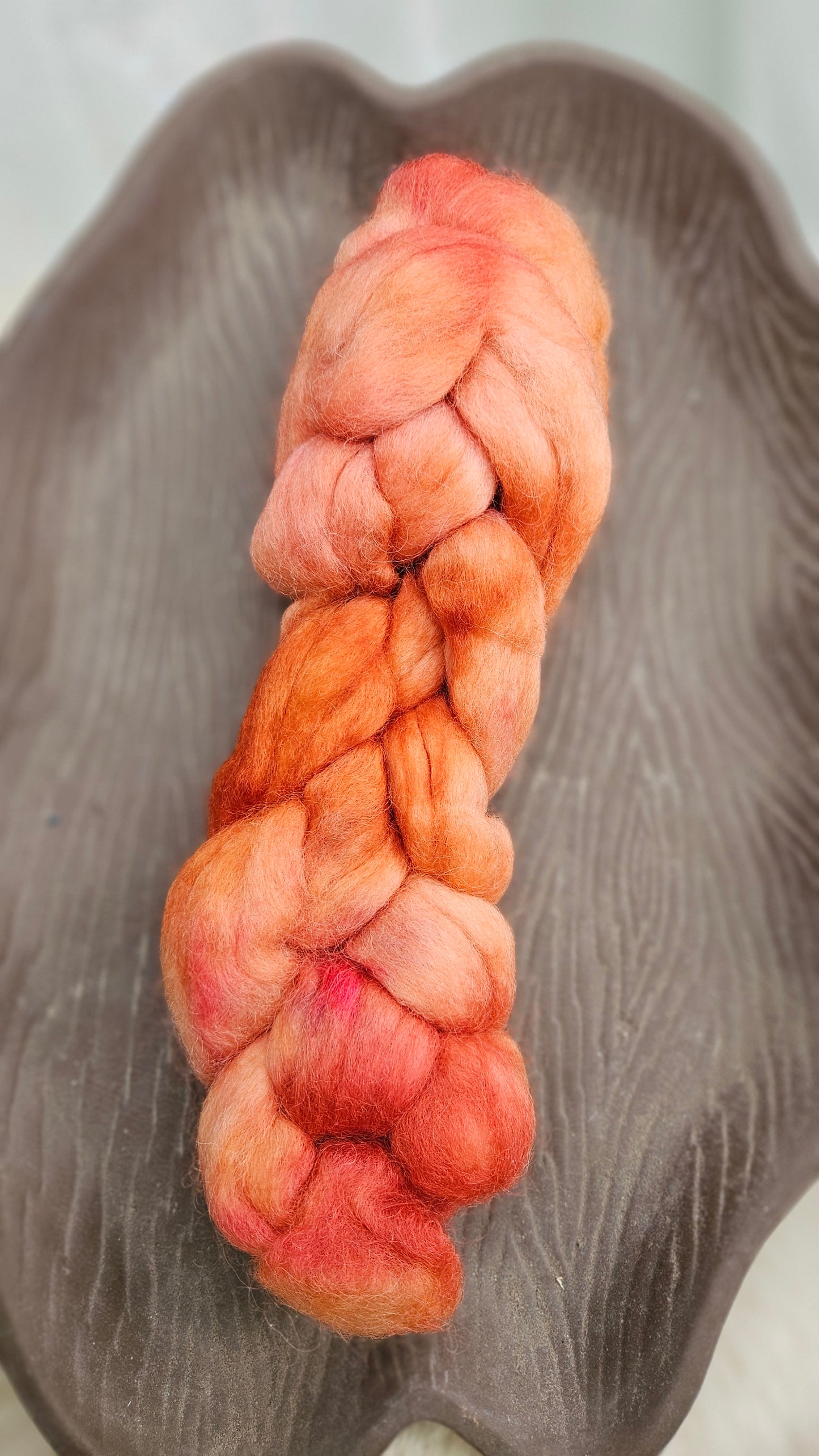 Hand-dyed Luxe Longwool Roving for felting and spinning - 2.6 oz | RD02