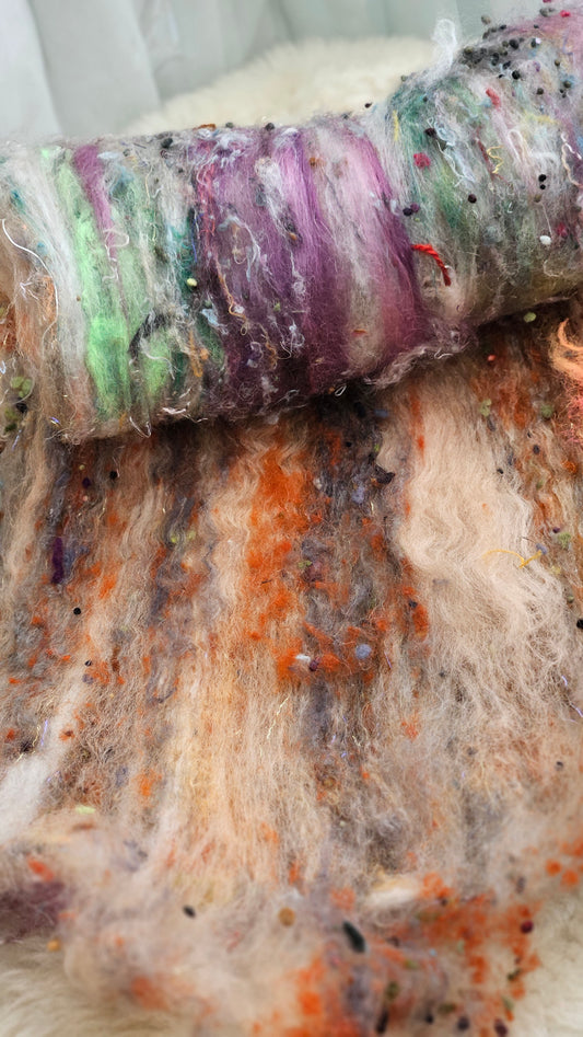 Luxe Layered Textured XL Art Batt - 218 - 3.5 ounces | 99 grams